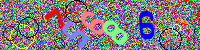 Blue Captcha Image