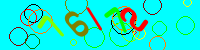 Blue Captcha Image