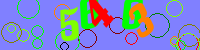 Blue Captcha Image